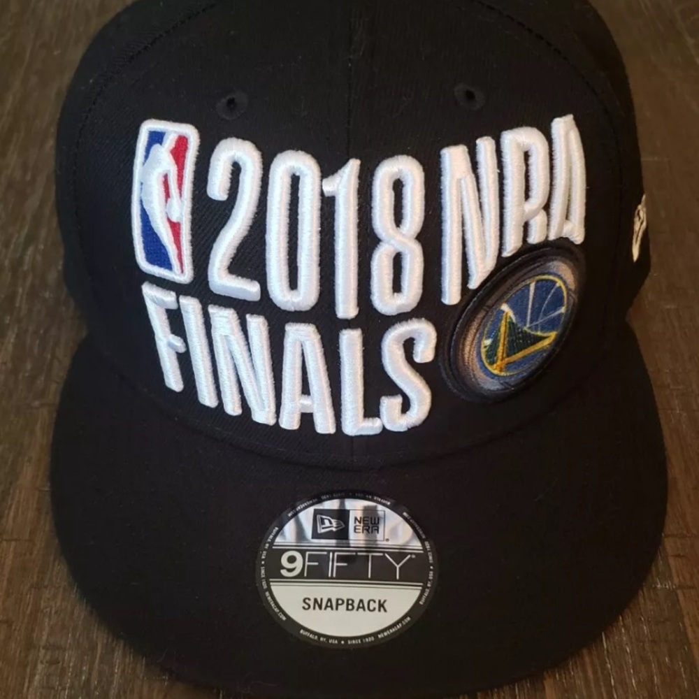 GOLDEN STATE WARRIORS 2018 NBA FINALS HAT NEW ERA SNAPBACK NBA BASKETBALL CAP